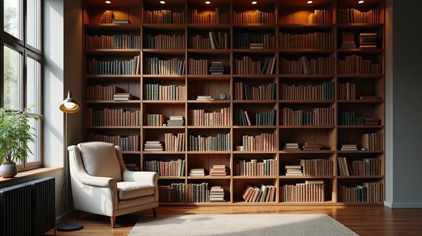 Osez la bibliothèque à structure irrégulière pour un intérieur inspiré